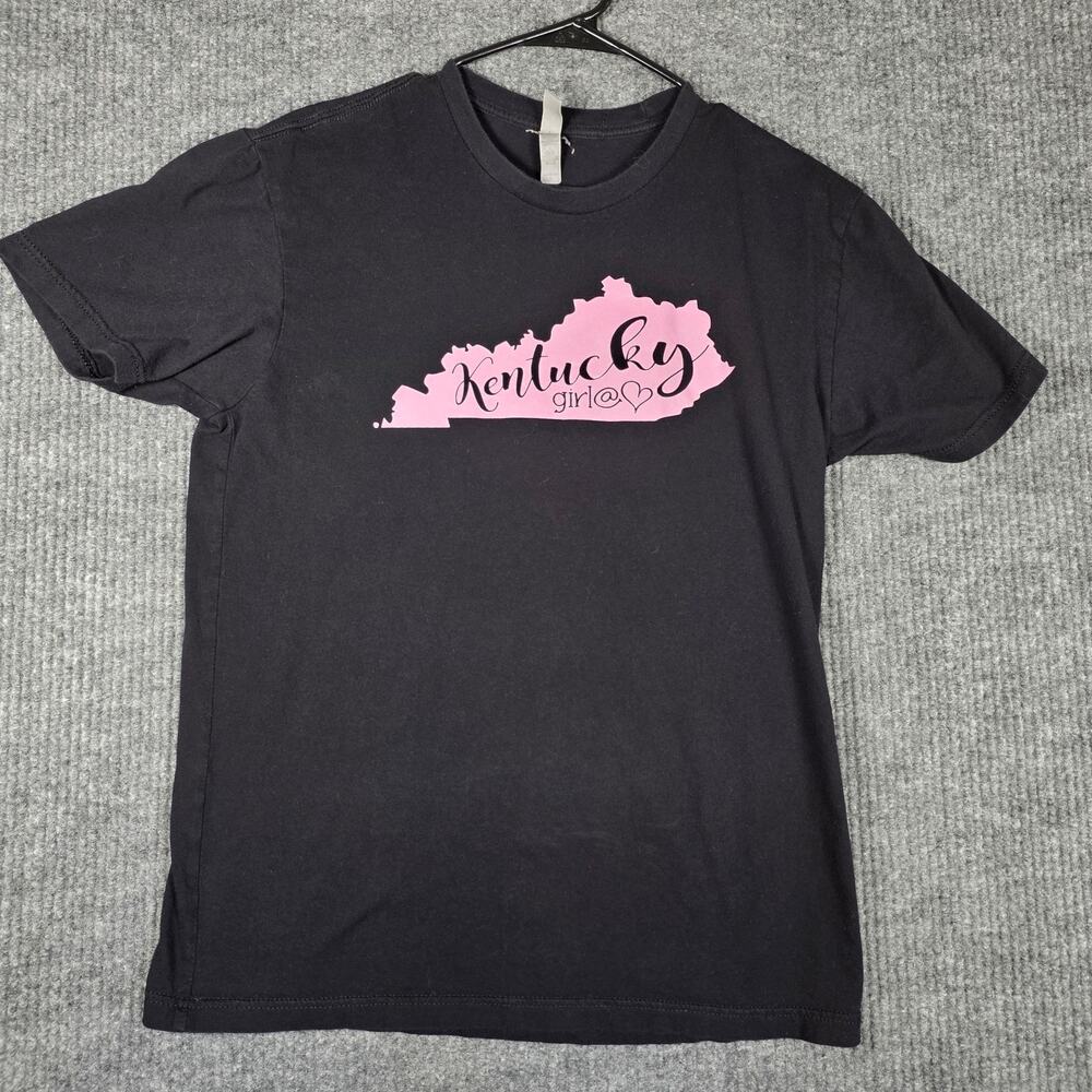Kentucky Girl Graphicβ Tee Black Pink State Shirt Medium